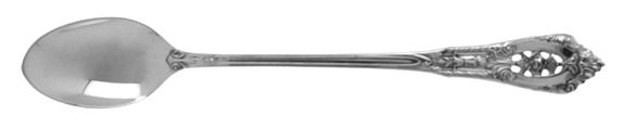Rose Point (Sterling, 1934, No Monograms) Infant Feeding Spoon by Wallace Silver-1