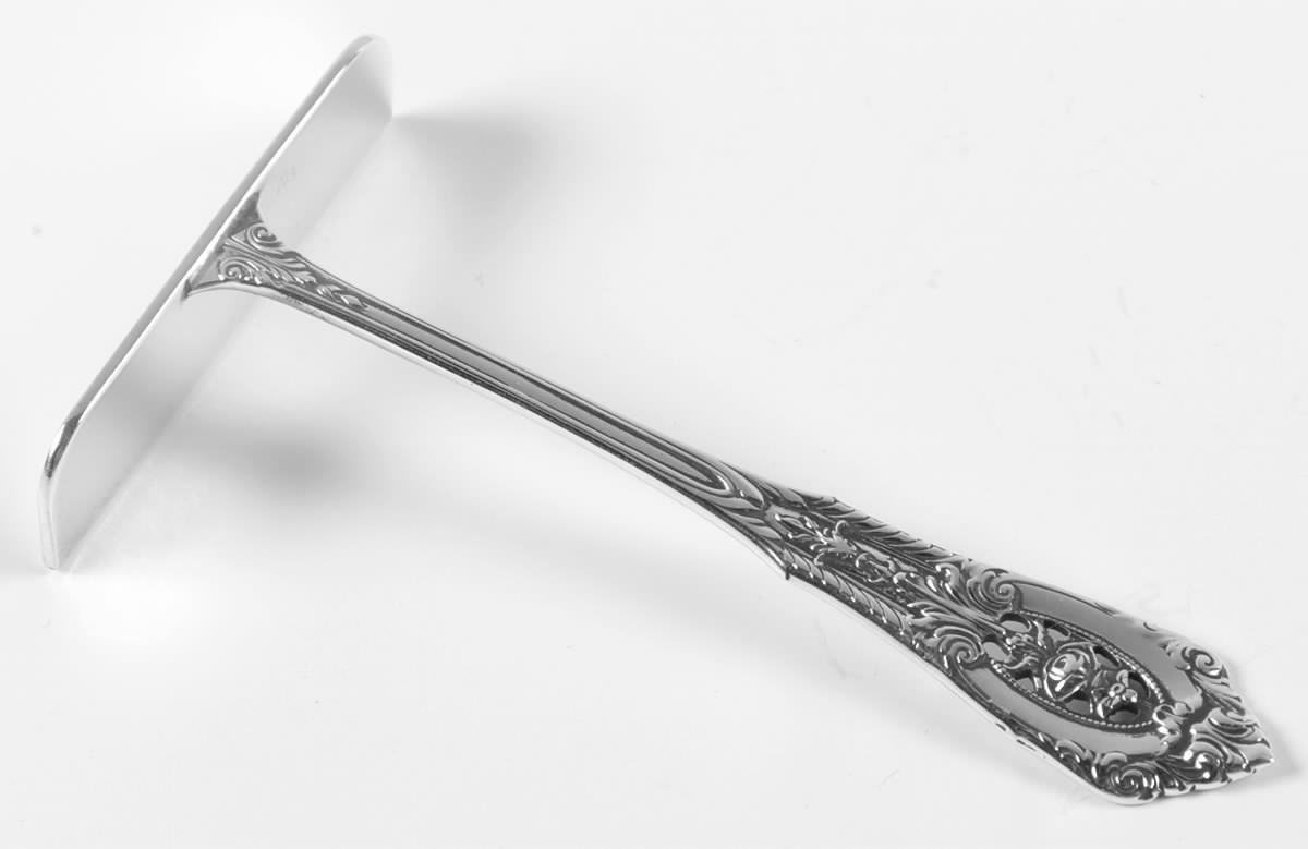 Rose Point (Sterling, 1934, No Monograms) Food Pusher Solid by Wallace Silver-1