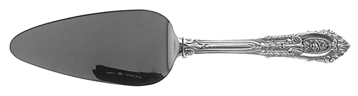 Rose Point (Sterling, 1934, No Monograms) Cheese Server with Stainless Blade by Wallace Silver-1
