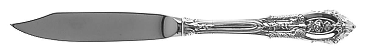 Rose Point (Sterling, 1934, No Monograms) Individual Fruit Knife with Stainless Blade by Wallace Silver-1