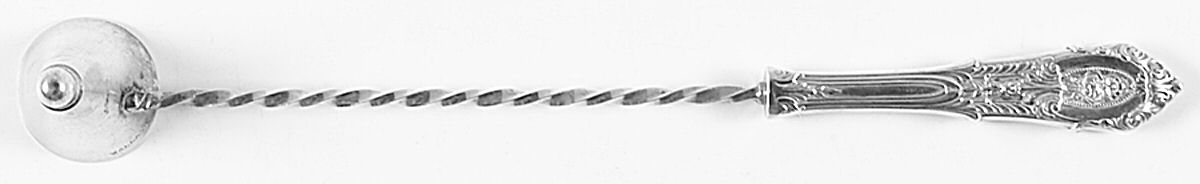 Rose Point (Sterling, 1934, No Monograms) Candle Snuffer with Silverplate Implement by Wallace Silver-1
