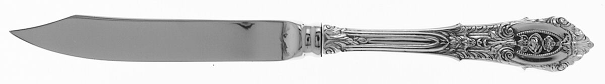 Rose Point (Sterling, 1934, No Monograms) Individual Fruit Knife with Stainless Blade by Wallace Silver-1