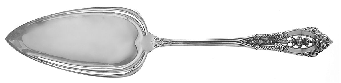 Rose Point (Sterling, 1934, No Monograms) Dessert/Pie Server, Solid Piece by Wallace Silver-1