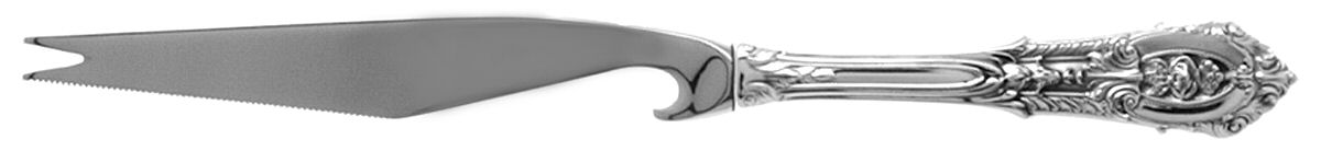 Rose Point (Sterling, 1934, No Monograms) Hollow Handle Bar Knife by Wallace Silver-1