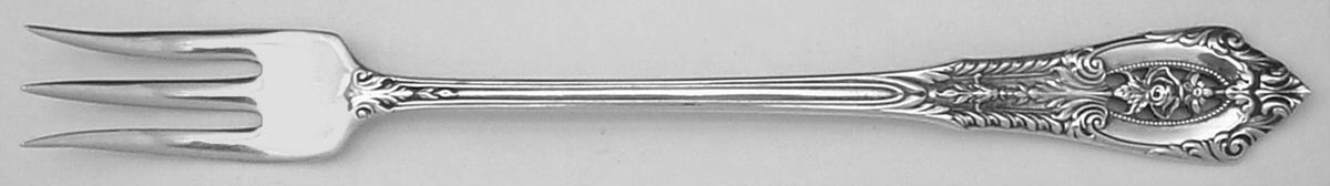 Rose Point (Sterling, 1934, No Monograms) Cocktail/Seafood Fork by Wallace Silver-1