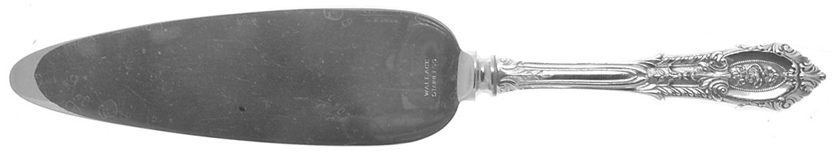 Rose Point (Sterling, 1934, No Monograms) Cake Server with Stainless Blade by Wallace Silver-1