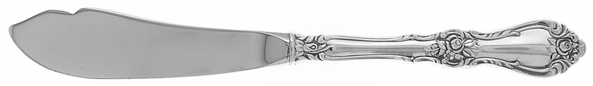 Royal Rose (Sterling, 1962) Hollow Handle Master Butter Knife by Wallace Silver-1