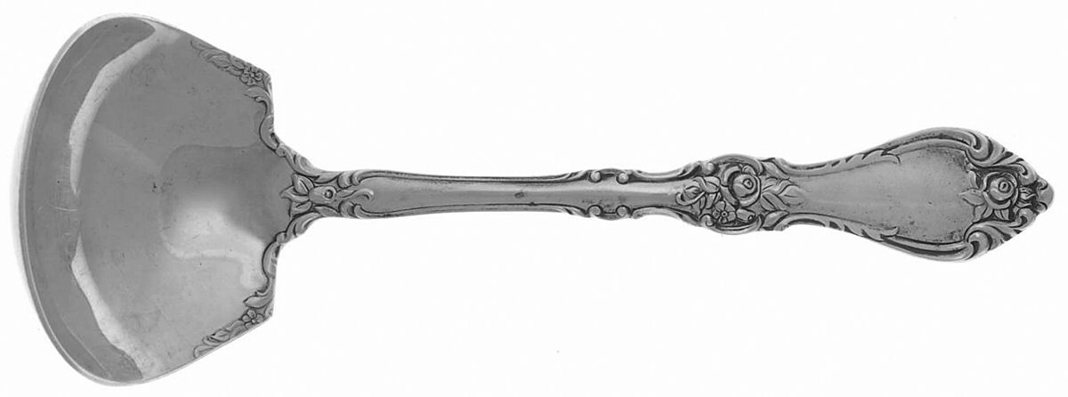 Royal Rose (Sterling, 1962) Solid Gravy Ladle by Wallace Silver-1
