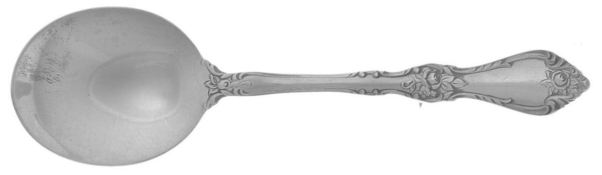 Royal Rose (Sterling, 1962) Straight Handle Baby Spoon by Wallace Silver-1