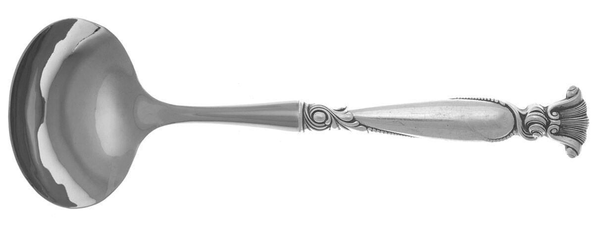 Romance of The Sea (Sterling, 1950) Gravy Ladle with No Spout Stainless Bowl HC by Wallace Silver-1