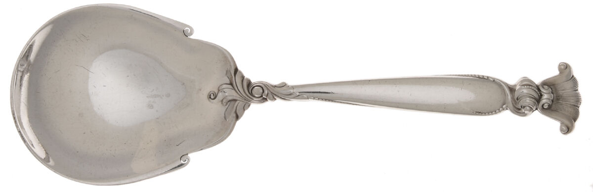 Romance of The Sea (Sterling, 1950) Solid Salad Serving Spoon by Wallace Silver-1