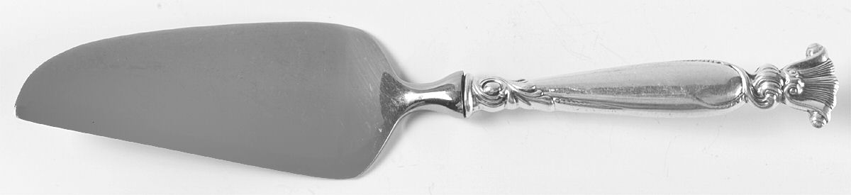 Romance of The Sea (Sterling, 1950) Cheese Knife with Stainless Blade by Wallace Silver-1