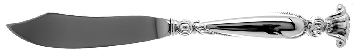 Romance of The Sea (Sterling, 1950) Individual Fish Knife with Stainless Blade by Wallace Silver-1