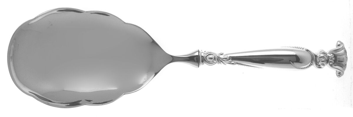 Romance of The Sea (Sterling, 1950) Rice Spoon-Stainless Bowl by Wallace Silver-1