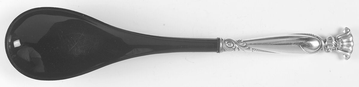 Romance of The Sea (Sterling, 1950) Salad Serving Spoon with Plastic Bowl by Wallace Silver-1
