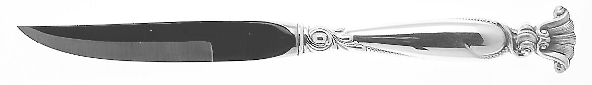 Romance of The Sea (Sterling, 1950) Individual Steak Knife w/Bevel Blade by Wallace Silver-1