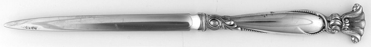 Romance of The Sea (Sterling, 1950) Large Letter Opener with Stainless Blade by Wallace Silver-1