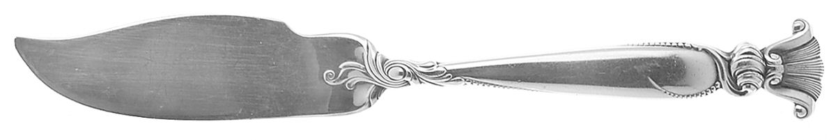 Romance of The Sea (Sterling, 1950) Flat Handle Master Butter Knife by Wallace Silver-1