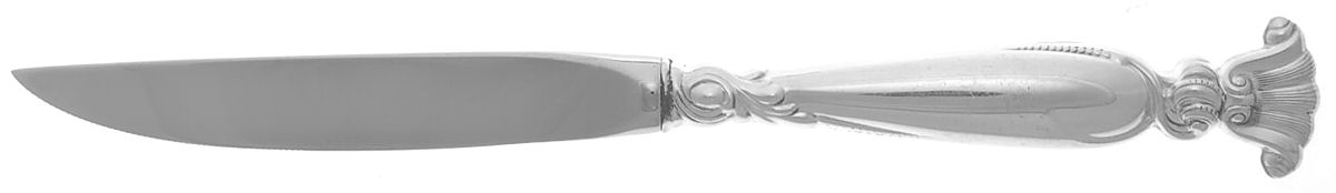 Romance of The Sea (Sterling, 1950) Individual Steak Knife Hollow Handle Serrate Blade by Wallace Silver-1