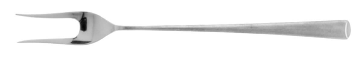 Royal Satin (Sterling, 1965) Short Handle Pickle/Olive Fork by Wallace Silver-1