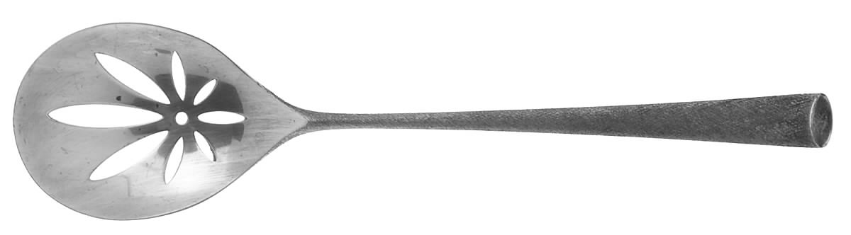 Royal Satin (Sterling, 1965) Solid Bon Bon Spoon with Pierced Bowl by Wallace Silver-1