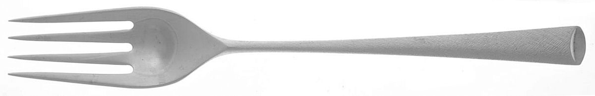 Royal Satin (Sterling, 1965) Individual Salad Fork by Wallace Silver-1