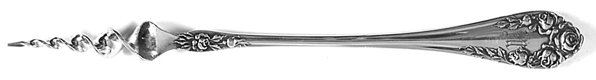 Rose (Sterling, 1898-1888) One Tine Butter Pick by Wallace Silver-1