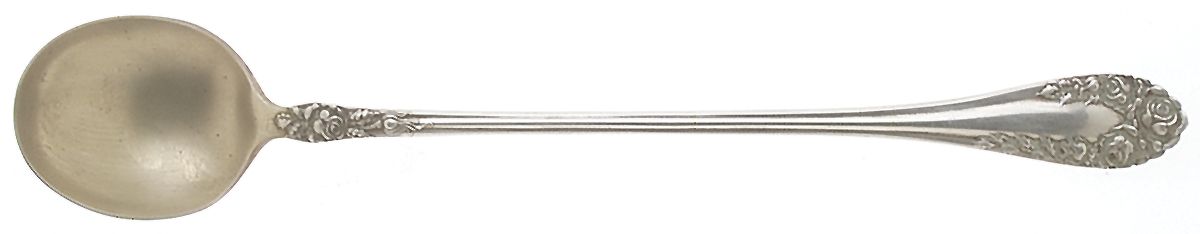 Rose (Sterling, 1898-1888) Long Handle Chocolate Muddler Spoon by Wallace Silver-1