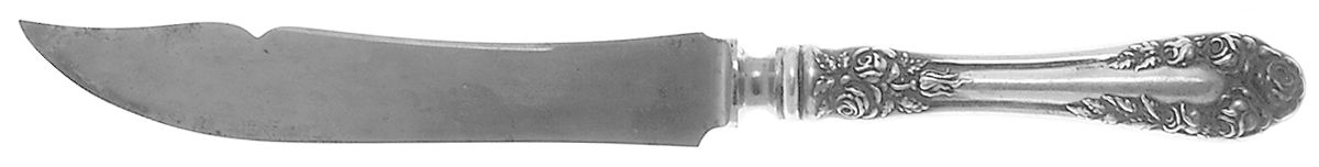 Rose (Sterling, 1898-1888) Small Steak Carving Knife with Stainless Blade by Wallace Silver-1