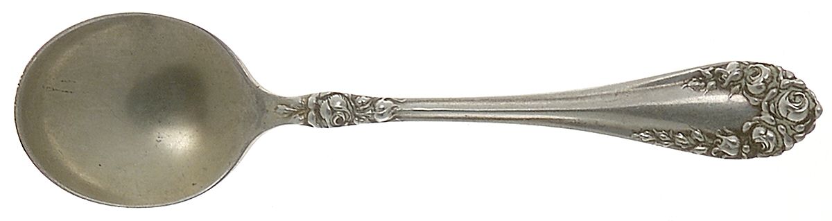 Rose (Sterling, 1898-1888) Large Chocolate Spoon by Wallace Silver-1