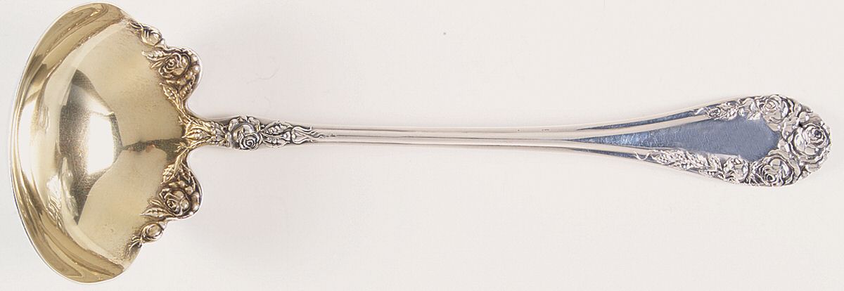 Rose (Sterling, 1898-1888) Solid Soup Ladle by Wallace Silver-1