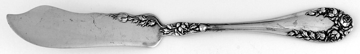 Rose (Sterling, 1898-1888) Individual Solid Fish Knife by Wallace Silver-1