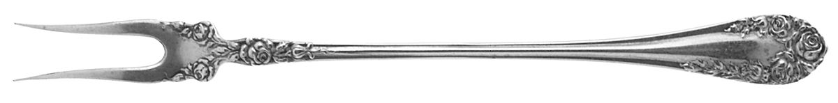 Rose (Sterling, 1898-1888) Long Handle Olive Fork by Wallace Silver-1
