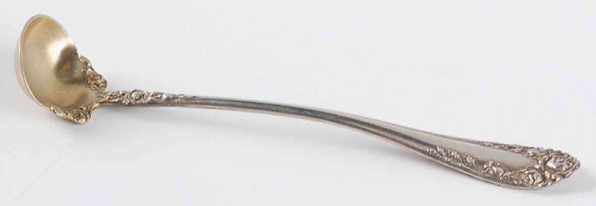 Rose (Sterling, 1898-1888) Mustard Spoon by Wallace Silver-1