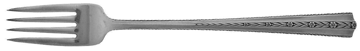 Roseanne (Silverplate, 1938) Grille Fork (Viande) by Wallace Silver-1