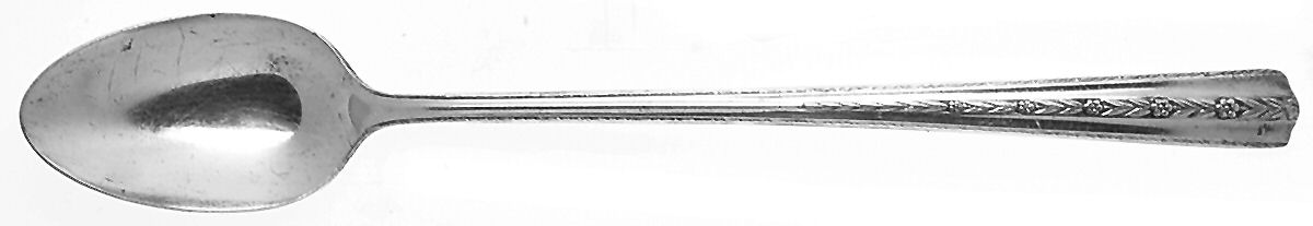 Roseanne (Silverplate, 1938) Iced Tea Spoon by Wallace Silver-1