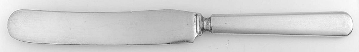 Rw & S Four (Silverplate) Old French Solid Knife by Wallace Silver-1