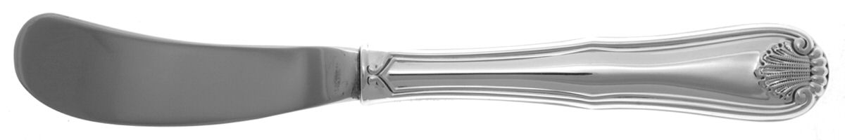 Salina (Sterling, 1995) Butter Spreader Hollow Hdl-Paddle/Stainless Blade by Wallace Silver-1