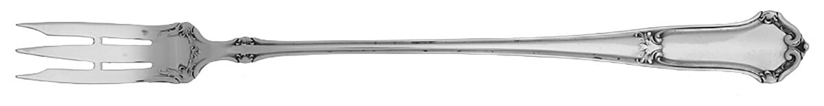 Saxon (Sterling, 1910) Long Handle Pickle/Olive Fork by Wallace Silver-1
