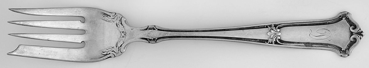 Saxon (Sterling, 1910) Individual Solid Fish Fork by Wallace Silver-1