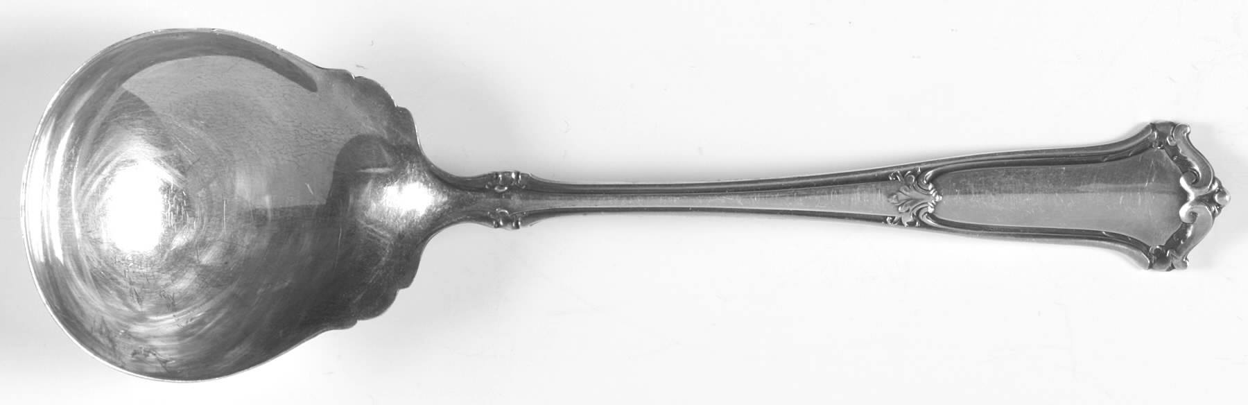 Saxon (Sterling, 1910) Round Bowl Soup Spoon (Bouillon) by Wallace Silver-1