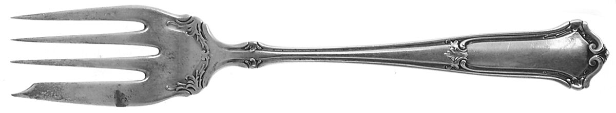Saxon (Sterling, 1910) Individual Salad Fork by Wallace Silver-1