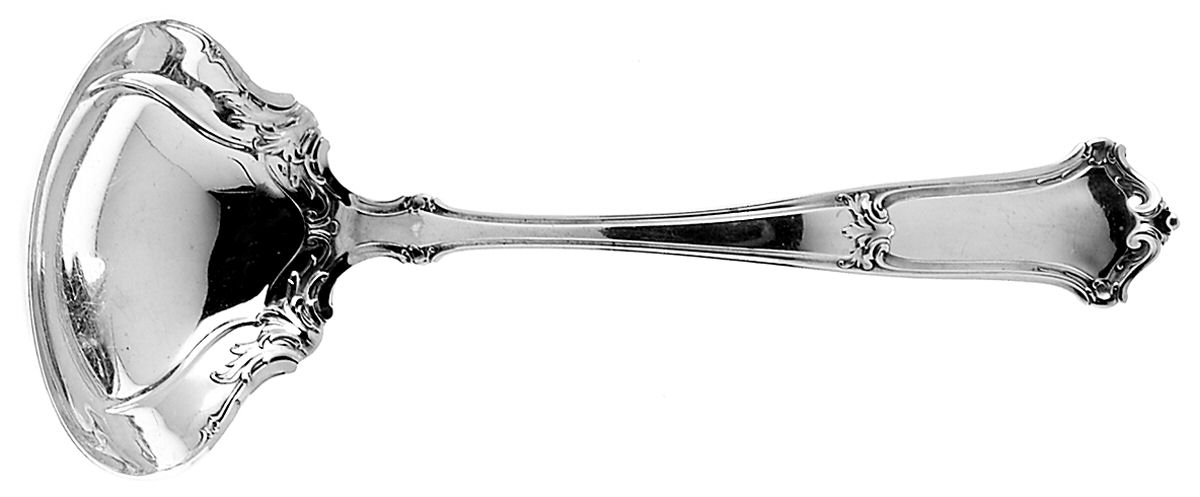 Saxon (Sterling, 1910) Solid Gravy Ladle by Wallace Silver-1