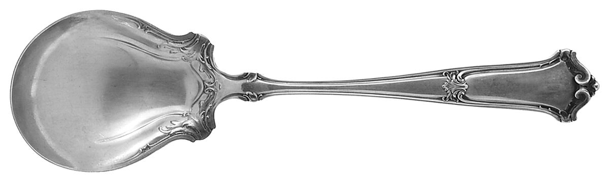 Saxon (Sterling, 1910) Preserve Spoon by Wallace Silver-1