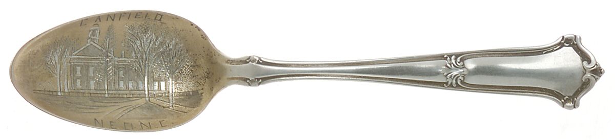 Saxon (Sterling, 1910) Souvenir Spoon (Teaspoon) by Wallace Silver-1