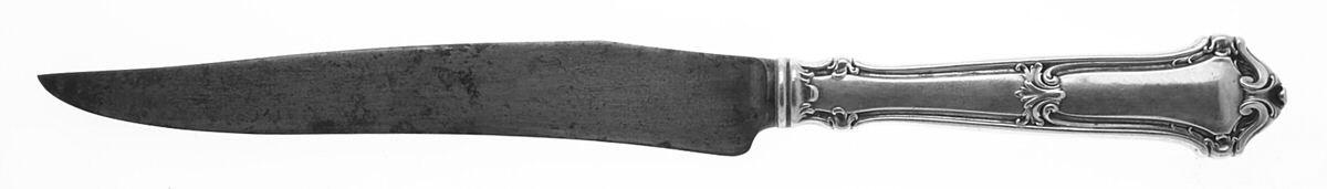 Saxon (Sterling, 1910) Small Steak Carving Knife with Stainless Blade by Wallace Silver-1