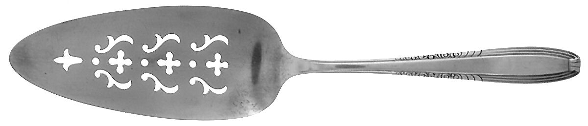 Serenade I (Silverplate, 1944) Solid Pierced Pie Server by Wallace Silver-1
