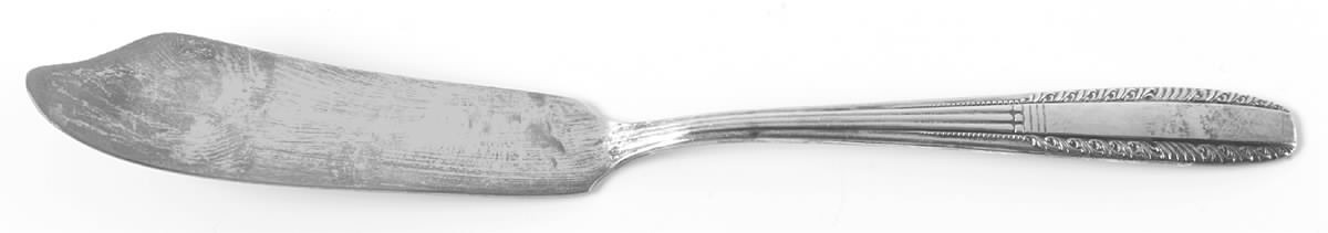 Sharon (Silverplate, Harmony House, 1926) Flat Handle Master Butter Knife by Wallace Silver-1