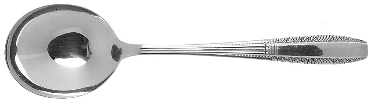 Sharon (Silverplate, Harmony House, 1926) Round Bowl Soup Spoon (Gumbo) by Wallace Silver-1