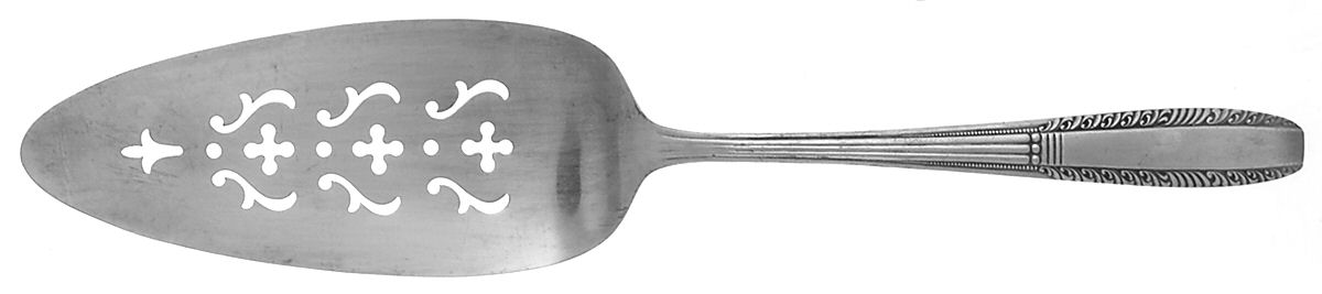 Sharon (Silverplate, Harmony House, 1926) Solid Pierced Pie Server by Wallace Silver-1